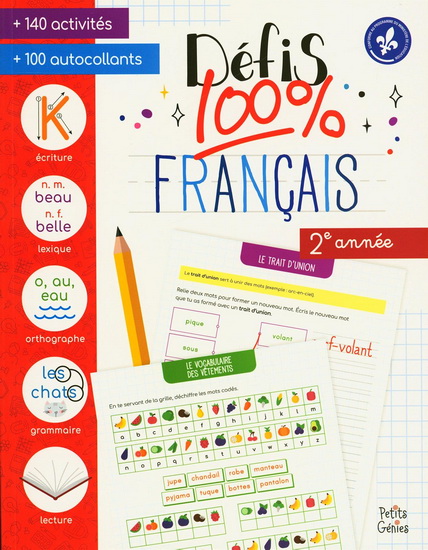Défis 100% français 2e année - COLLECTIF