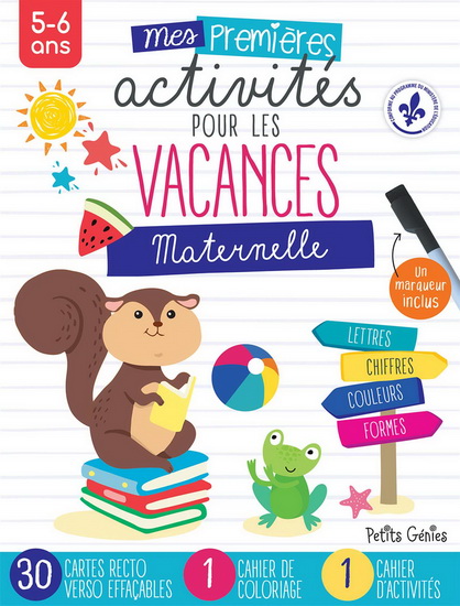 Mes premières activités de vacances maternelle - COLLECTIF