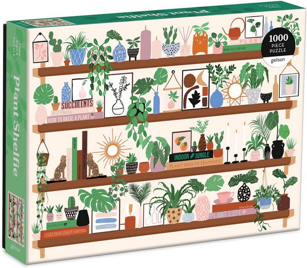 Plant Shelfie 1000 Piece Puzzle - FRANCES PENWILL
