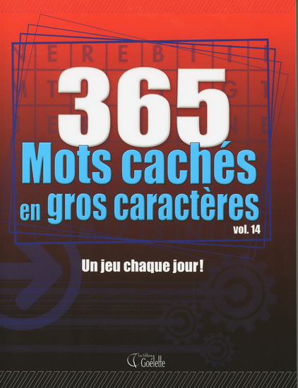 365 mots cachés en gros caractères #14 - COLLECTIF
