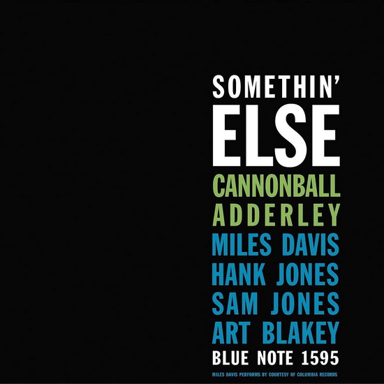 Somethin' Else(Vinyl) - CANNONBALL ADDERLEY