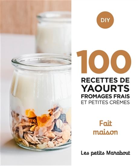 100 recettes de yaourts, fromages frais et petites crèmes : fait maison - COLLECTIF