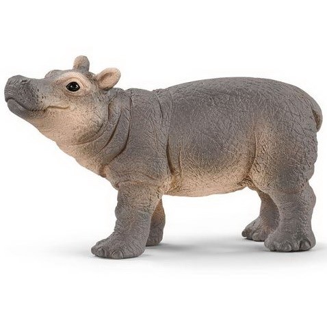 Figurine bébé hippopotame