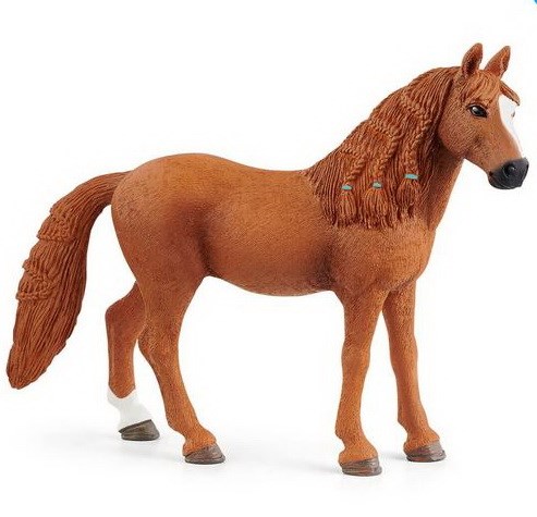 Figurine ponette de selle allemande