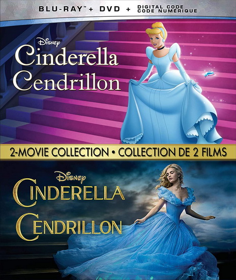 Cinderella 2-Movie Collection (Animated & Live Action) (Blu-Ray+Dvd) - DIVERS