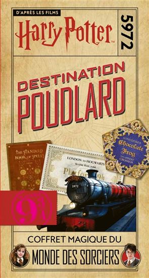 Harry Potter Destination Poudlard  : coffret magique du monde des sorciers Cof. - COLLECTIF