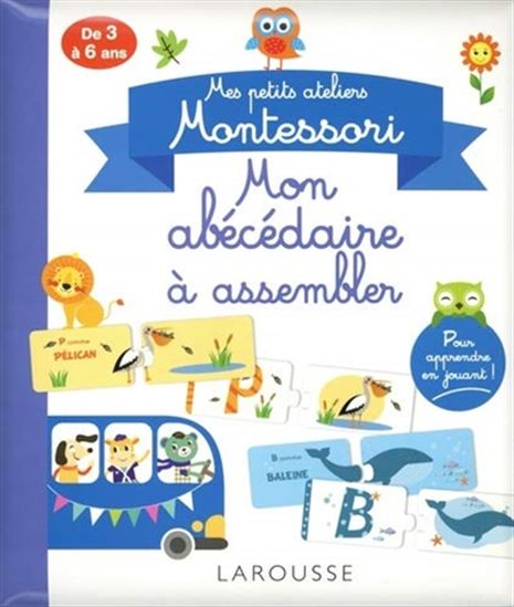 Mon abécédaire à assembler : de 3 à 6 ans N. éd. - COLLECTIF