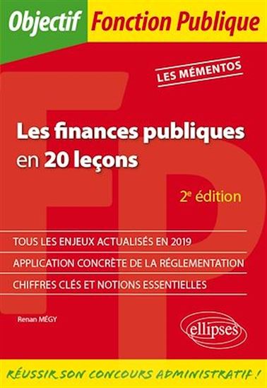 Les finances publiques en 20 leçons - 2e édition - RENAN MEGY