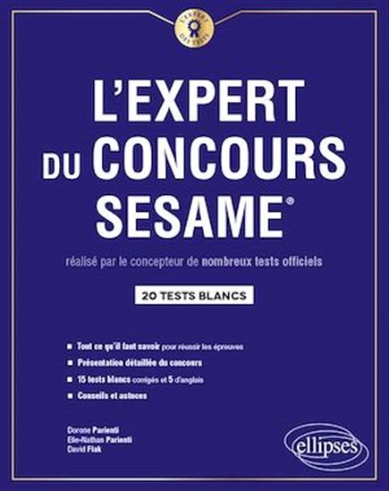 L'Expert du Concours SESAME - Édition 2020 - DORONE PARIENTI