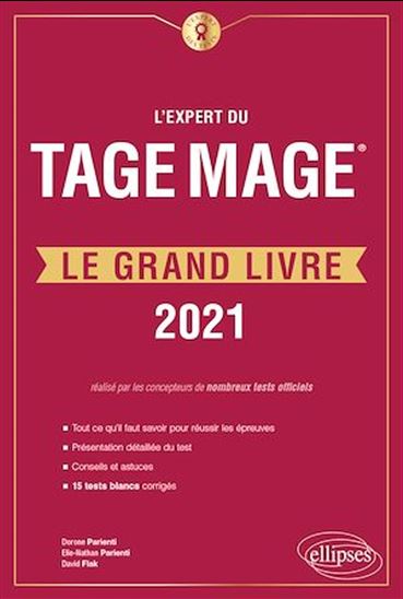 L'Expert du Tage Mage® - Le Grand Livre - Édition 2021 - DAVID FLAK - DORONE PARIENTI - PARIENTI