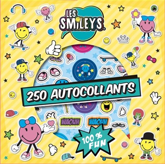 Les Smileys : 250 autocollants - COLLECTIF