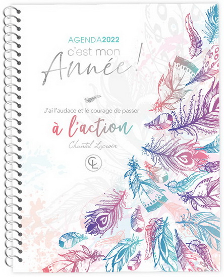 Chantal Lacroix - Agenda 2024 C'est mon année avec pochette pratique,  violet (en français)