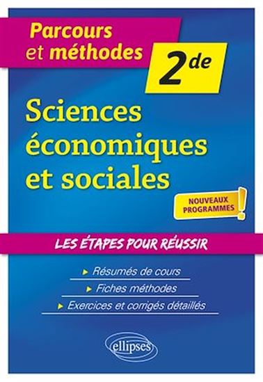 Sciences économiques et sociales - Seconde - nouveaux programmes - CYRILLE ROUGE-PULLON