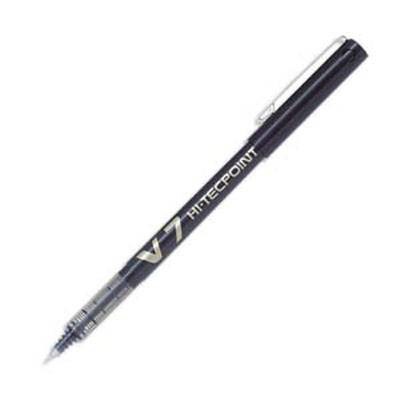 Stylo à bille Hi-tecpoint V7 fin noir