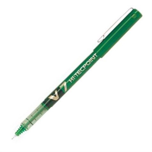 Stylo à bille Hi-tecpoint V7 fin vert