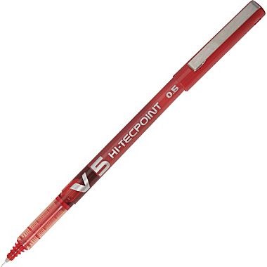 Stylo à bille Hi-tecpoint V5 x-fin rouge