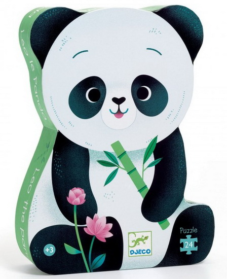 Casse-tête silhouette Léo le panda 24 mcx