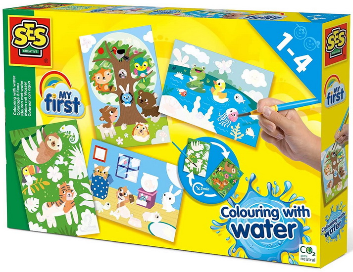 Coloriage à l&#39;eau Animaux cachés