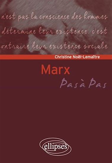 Marx - CHRISTINE NOËL-LEMAÎTRE
