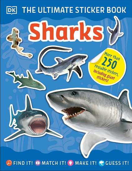 The Ultimate Sticker Book Sharks - COLLECTIF