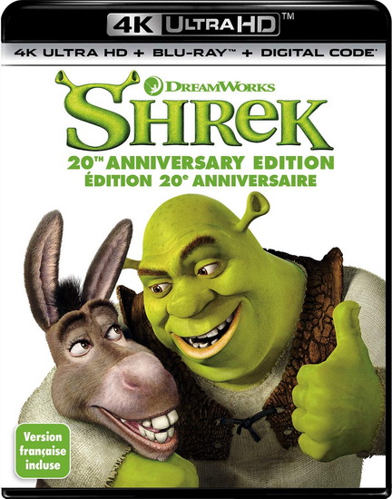 Shrek (20th Anniversary Edition) (4K+Blu-Ray) - ANDREW ADAMSON