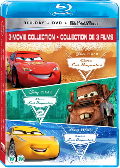 Cars 3 Movie Collection (Les bagnoles)  (Blu-Ray + Dvd) - DIVERS