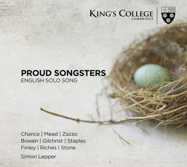 Proud Songsters: English Solo Song - COMPILATION CLASSIQUE