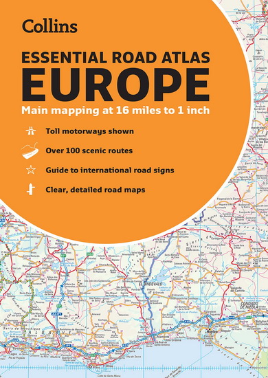 2022 Collins Essential Road Atlas Europe - COLLECTIF
