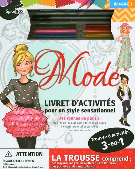 Mode : Livret d&#39;activités pour un style sensationnel - COLLECTIF