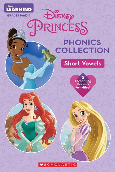 Disney Princess Phonics Bind-up (Short Vowels) - COLLECTIF
