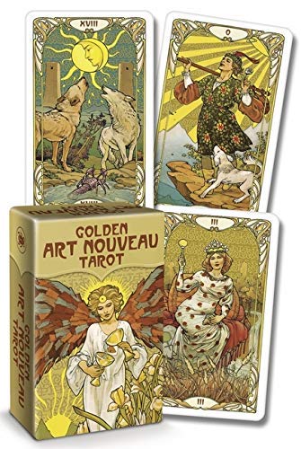 Golden Art Nouveau Tarot Mini - GIULIA F MASSAGLIA