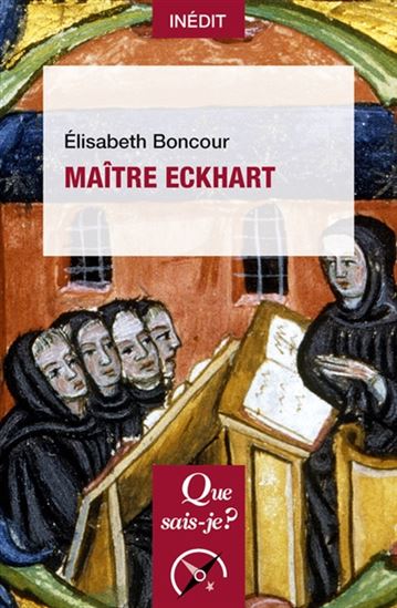 Maître Eckhart - ÉLISABETH BONCOUR