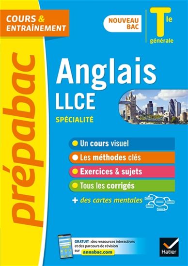 Anglais LLCE spécialité terminale générale : nouveau bac - COLLECTIF