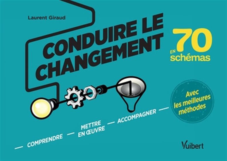Conduire le changement en 70 schémas : comprendre, mettre en oeuvre, accompagner avec les meilleures méthodes - LAURENT GIRAUD