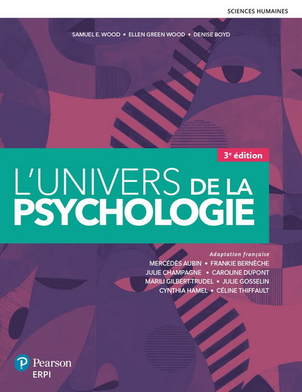 Univers de la psychologie : manuel imprimé + Version numérique ÉTUDIANT (12 mois) 3e éd. - COLLECTIF