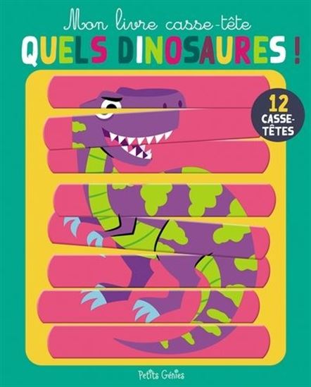 Mon livre casse-tête : quels dinosaures ! - MARIE-ÈVE BOUCHER