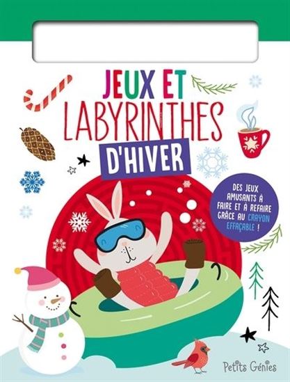 Jeux et labyrinthes d'hiver - DANIELLE ROBICHAUD - MARIE-ÈVE CÔTÉ