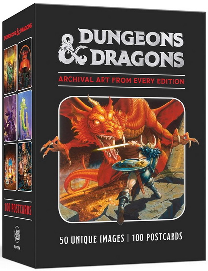 Dungeons & Dragons 100 Postcards: Archival Art from Every Edition - COLLECTIF