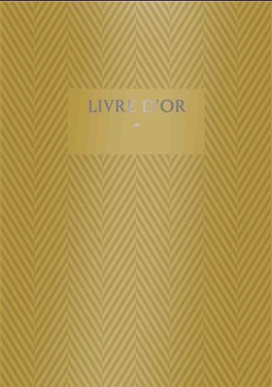 Livre d&#39;or (doré) - COLLECTIF