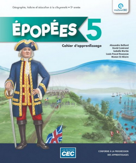 Épopées : 5e année : cahier d&#39;apprentissage/cahier numérique gratuit avec l&#39;accès enseignant - COLLECTIF