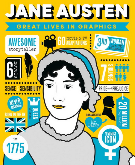 Great Lives in Graphics: Jane Austen - COLLECTIF