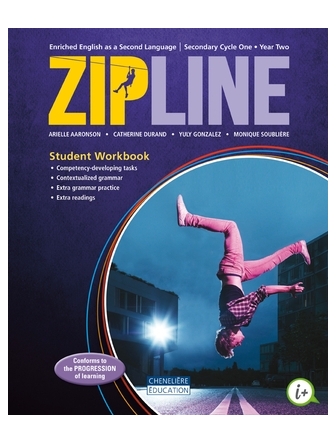 Zipline: Secondary 2: Student Workbook: Combo Printed and Digital + Interactive Workshops for 1 Year - COLLECTIF
