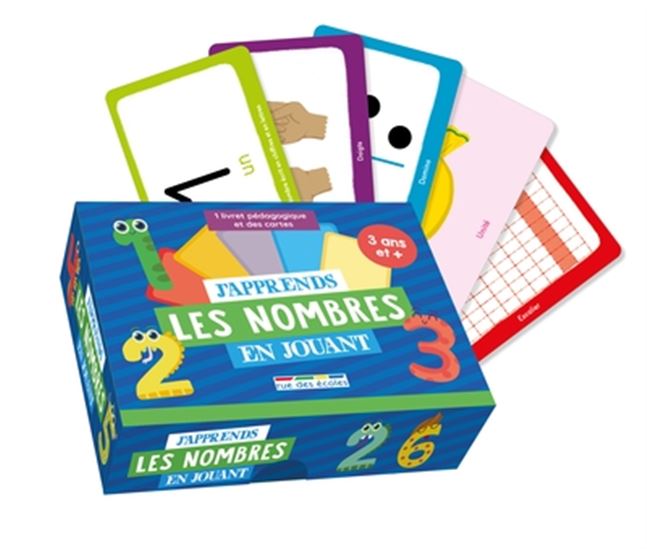 J'apprends les nombres en jouant : 3 ans et + Cof. - COLLECTIF