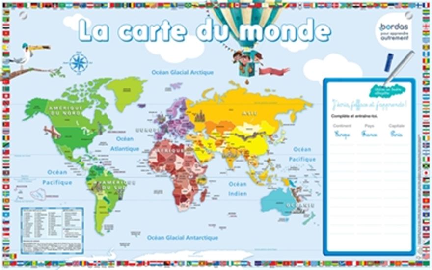 La Carte du monde N. éd. - COLLECTIF