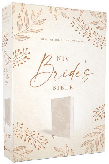 NIV, Bride&#39;s Bible, Cloth over Board, Cream, Red Letter, Comfort Print - COLLECTIF
