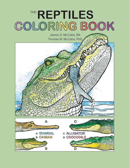 The Reptiles Coloring Book - COLLECTIF