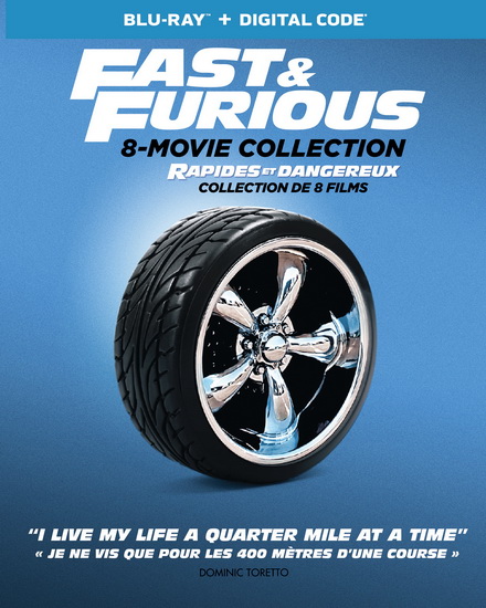 Fast & the Furious 8-Movie Collection (Blu-ray) - Collection de 8 films  Rapides et dangereux par FAST & THE FURIOUS