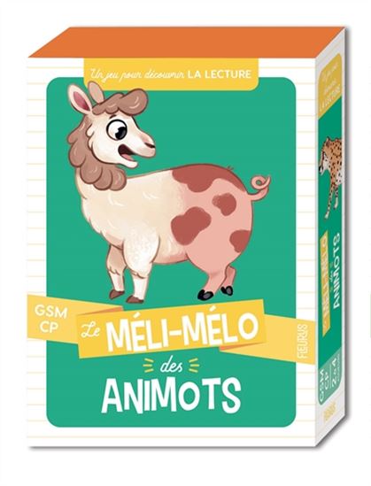 Le Méli-mélo des animots : un jeu pour découvrir la lecture Cof. - TONY VOINCHET - MARINE CAZAUX