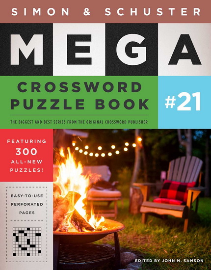 SIMON & SCHUSTER MEGA CROSSWORD PUZZLE BOOK #21 - JOHN M SAMSON