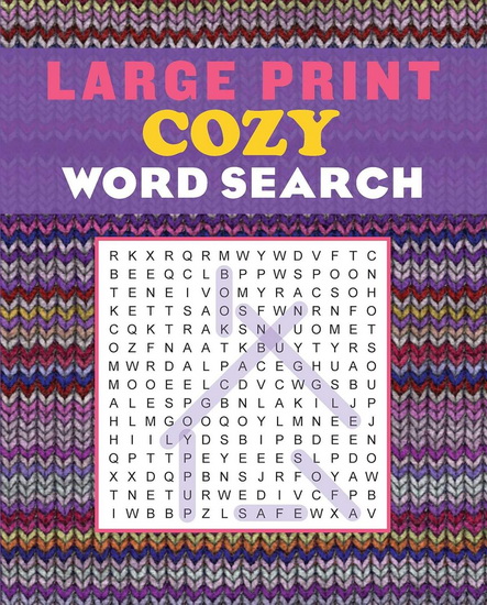 LARGE PRINT COZY WORD SEARCH - COLLECTIF